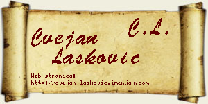 Cvejan Lasković vizit kartica
